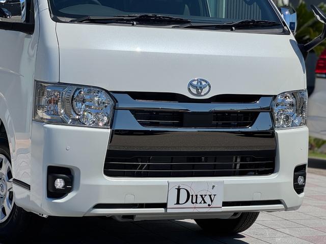 ハイエースバン パノラミックビューモニター デジタルインナーミラー 両側パワースライドドア LEDヘッドランプ スマートキー 黒ハーフレザーシート AC100V トヨタセーフティーセンス プリクラッシュセーフティ(17枚目)