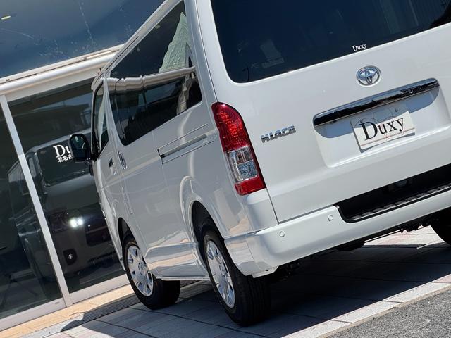 ハイエースバン パノラミックビューモニター デジタルインナーミラー 両側パワースライドドア LEDヘッドランプ スマートキー 黒ハーフレザーシート AC100V トヨタセーフティーセンス プリクラッシュセーフティ(34枚目)