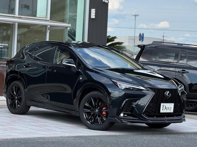 NX NX350h Fスポーツ TRDエアロ(F/S/R/マフラー) ムーンルーフ ルーフレール デジタルインナーミラー オレンジキャリパー 3眼LEDヘッド 置くだけ充電 アドバンストパーク ヘーゼルレザーシート 20インチAW(16枚目)