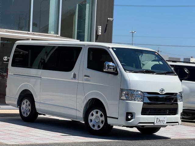 ハイエースバン ロングスーパーGL ダークプライムS パノラミックビューモニター デジタルインナーミラー 両側パワースライドドア LEDヘッド・フォグライト 黒ハーフレザーシート 純正15インチスチールホイール アクセサリーコンセント スマートキー(14枚目)