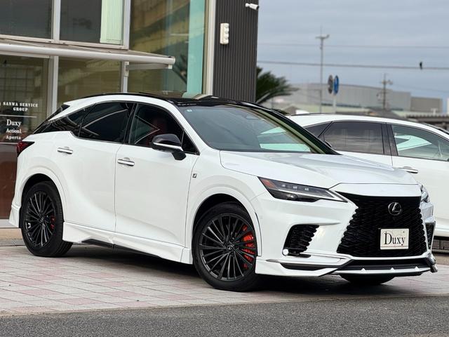 ＲＸ ＲＸ３５０　Ｆスポーツ　ＴＲＤエアロ（Ｆ／Ｓ／Ｒ／マフラー）　パノラマルーフ　オレンジキャリパー　ルーフレール　赤レザーシート　純正２１インチＡＷ　ヘッドアップディスプレイ　１４インチディスプレイ　パノラミックビューモニター（14枚目）