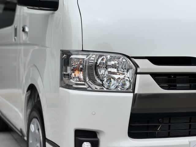 ハイエースバン ロングスーパーGL ダークプライムS アルパイン11インチフローティングナビ パノラミックビューモニター デジタルインナーミラー 寒冷地仕様 両側パワースライドドア 黒ハーフレザーシート スカッフプレート トヨタセーフティーセンス ETC(22枚目)