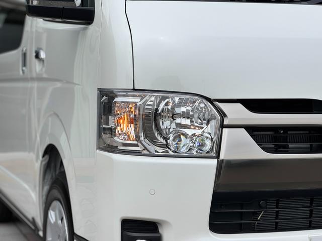 ハイエースバン ロングスーパーGL ダークプライムS アルパイン11インチフローティングナビ パノラミックビューモニター デジタルインナーミラー 寒冷地仕様 両側パワースライドドア 黒ハーフレザーシート スカッフプレート トヨタセーフティーセンス ETC(23枚目)