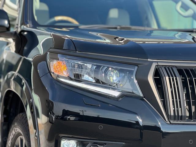 ランドクルーザープラド ＴＸ　Ｌパッケージ　マットブラックエディション　ダブルエイト（Ｆ／Ｓ／Ｒ／４本出しマフラー）　アルパイン１２型デジタルインナーミラー　メーカーナビ　寒冷地仕様　純正１８インチＡＷホワイトレター　ブラインドスポットモニター　パノラミックビューモニター（23枚目）