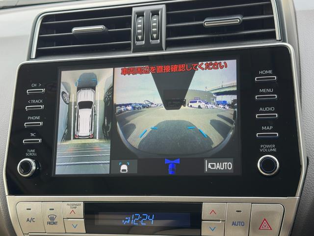 ランドクルーザープラド ＴＸ　Ｌパッケージ　マットブラックエディション　ダブルエイト（Ｆ／Ｓ／Ｒ／４本出しマフラー）　アルパイン１２型デジタルインナーミラー　メーカーナビ　寒冷地仕様　純正１８インチＡＷホワイトレター　ブラインドスポットモニター　パノラミックビューモニター（60枚目）