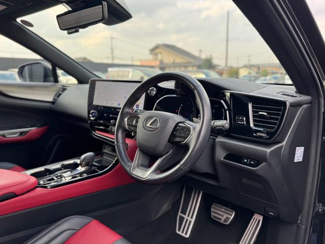 ＮＸ ＮＸ３５０ｈ　Ｆスポーツ　ＴＲＤエアロ（Ｆ／Ｓ／Ｒ　オレンジキャリパー　デジタルインナーミラー　ドライブレコーダー　アドバンストパーク　赤レザーシート　１４インチディスプレイオーディオ　パノラミックビューモニター　ＥＴＣ２．０（48枚目）
