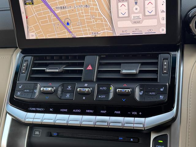 ランドクルーザー ＺＸ　モデリスタエアロ（Ｆ／Ｓ／Ｒ）　ＪＢＬプレミアムサウンド　リアエンターテイメント　黒ルーフレール　寒冷地仕様　１２．３型アルパインデジタルインナーミラー　ベージュレザーシート　パノラミックビューモニタ（63枚目）