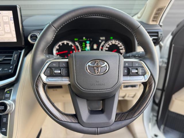 ランドクルーザー ＺＸ　モデリスタエアロ（Ｆ／Ｓ／Ｒ）　ＪＢＬプレミアムサウンド　リアエンターテイメント　黒ルーフレール　寒冷地仕様　１２．３型アルパインデジタルインナーミラー　ベージュレザーシート　パノラミックビューモニタ（68枚目）