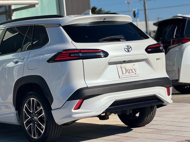 カローラクロス ハイブリッド Z 4WD モデリスタエアロ(F/S/R) パノラマルーフ パノラミックビューモニター ブラインドスポットモニター ステアリングヒーター 寒冷地仕様 リアフォグランプ 10.5インチディスプレイオーディオ(38枚目)