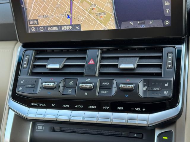 ランドクルーザー ZX モデリスタエアロ(F/R/オーバーフェンダー) JBLプレミアムサウンド リアエンターテイメント リア電動デフロック クールBOX タイヤ空気圧警報システム ベージュレザーシート(61枚目)