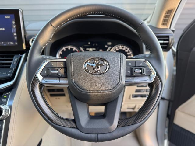 ランドクルーザー ZX モデリスタエアロ(F/R/オーバーフェンダー) JBLプレミアムサウンド リアエンターテイメント リア電動デフロック クールBOX タイヤ空気圧警報システム ベージュレザーシート(67枚目)