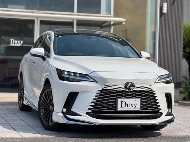 RX RX350 バージョンL モデリスタエアロ(F/S/R) パノラマルーフ デジタルインナーミラー アドバンスパーク 黒レザーシート 純正21インチAW 14ディスプレイ ブラインドスポトモニター パノラマビュー ETC2.0(5枚目)