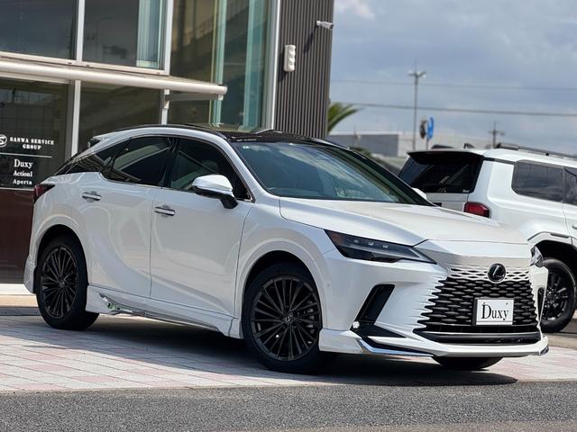 RX RX350 バージョンL モデリスタエアロ(F/S/R) パノラマルーフ デジタルインナーミラー アドバンスパーク 黒レザーシート 純正21インチAW 14ディスプレイ ブラインドスポトモニター パノラマビュー ETC2.0(15枚目)