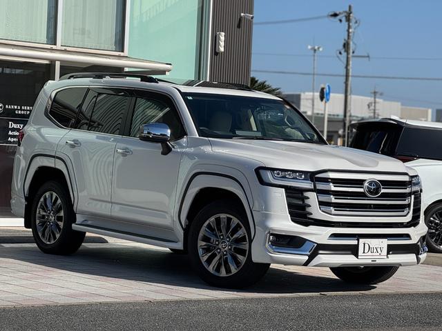 ランドクルーザー ＺＸ　モデリスタエアロ（Ｆ／Ｓ／Ｒ）　ＪＢＬプレミアムサウンド　リアエンターテイメント　黒ルーフレール　寒冷地仕様　１２．３型アルパインデジタルインナーミラー　ベージュレザーシート　パノラミックビューモニタ（15枚目）