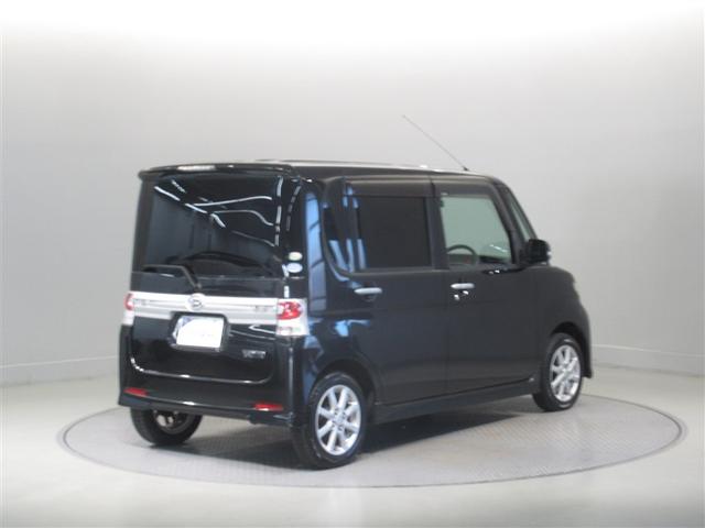 タント カスタムＸ　ＨＤＤナビ　フルセグ　ＥＴＣ　ＣＤ　ＤＶＤ再生　ＨＩＤヘッドライト　電動スライドドア　ベンチシート　スマートキー　キーレス（4枚目）