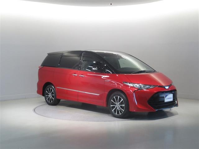 エスティマハイブリッド アエラス　プレミアム　衝突被害軽減システム　メモリーナビ　フルセグ　バックカメラ　ＥＴＣ　ＣＤ　ミュージックプレイヤー接続可　ＤＶＤ再生　後席モニター　電動シート　オートクルーズコントロール　ＬＥＤヘッドランプ　３列シート（8枚目）