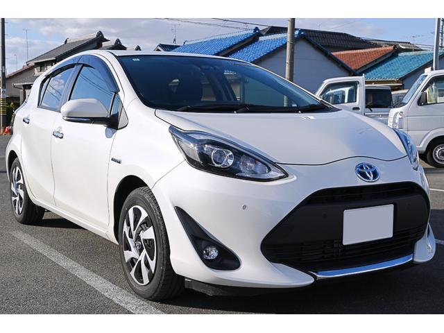 アクア Sスタイルブラック LEDヘッド・フォグライト スマートキー プッシュスタート トヨタセーフティセンス ステアリングスイッチ 純正ナビ バックモニター 純正ドライブレコーダー(40枚目)