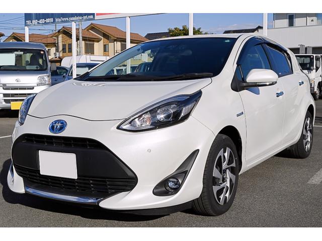 アクア Sスタイルブラック LEDヘッド・フォグライト スマートキー プッシュスタート トヨタセーフティセンス ステアリングスイッチ 純正ナビ バックモニター 純正ドライブレコーダー(41枚目)