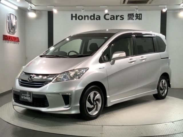 フリードハイブリッド ジャストセレクション 1年保証ナビTVRカメラCD録音 ナビテレビ セキュリティー 横滑り防止機能 記録簿 オートクルーズ 地デジ エアバック DVD再生可能 キーレスエントリー PS ETC フルオートエアコン ABS(46枚目)