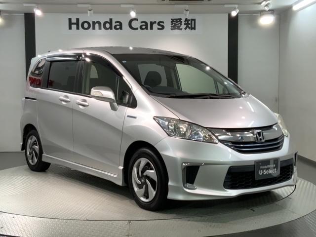 フリードハイブリッド ジャストセレクション 1年保証ナビTVRカメラCD録音 ナビテレビ セキュリティー 横滑り防止機能 記録簿 オートクルーズ 地デジ エアバック DVD再生可能 キーレスエントリー PS ETC フルオートエアコン ABS(52枚目)