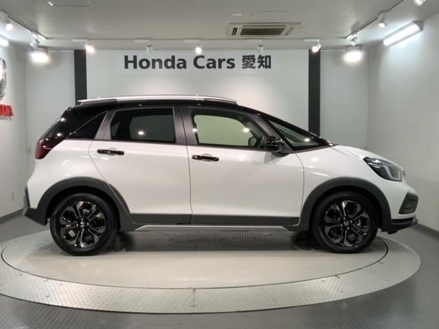 フィット e:HEVクロスター HSENSING2ト-ン新車保証試乗車 メモリナビ 衝突回避システム 禁煙 1オーナー アルミ フルオートエアコン 整備記録簿 LEDランプ エアバッグ サイドエアバック 地デジ VSA ETC(51枚目)