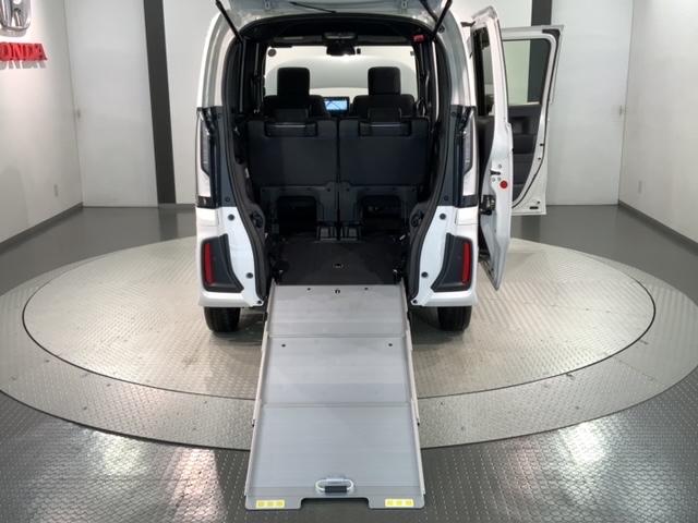 N-BOXカスタム スロープ HSENSING 福祉車両 新車保証 試乗車 ベンチシート Wパワスラ Bカメラ LEDヘッドライト シートヒーター フルセグTV ETC ABS スマートキー オートクルーズコントロール キーレス(12枚目)