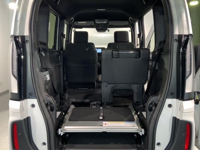 N-BOXカスタム スロープ HSENSING 福祉車両 新車保証 試乗車 ベンチシート Wパワスラ Bカメラ LEDヘッドライト シートヒーター フルセグTV ETC ABS スマートキー オートクルーズコントロール キーレス(36枚目)