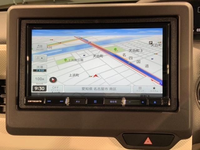 N-BOX G・Lホンダセンシング 最長5年保証ナビTVRカメラDVD レーダブレーキ Sヒータ ESC キーフリーシステム LEDライト フルセグ対応 バックM TVナビ スマートキー クルコン ETC 両席エアバック フルフラット(6枚目)