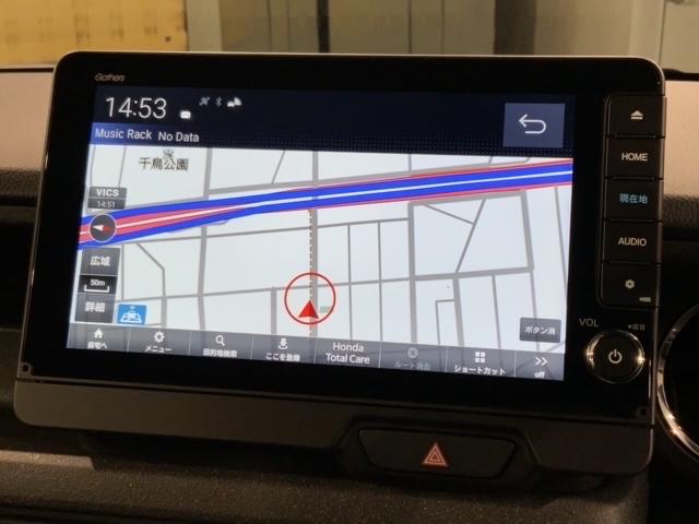 Ｎ－ＢＯＸカスタム ターボ　Ｈ　ＳＥＮＳＩＮＧ　新車保証　試乗車　ワンオ－ナ－　ナビＬＸＵ－２４２ＮＢｉ　ＴＶ　Ｒカメラ　ＣＤ録音　ＢＴオ－ディオ　ＤＶＤ　シ－トヒ－タ－　ＥＴＣ　ＬＥＤライト　両側電動ドア　ＶＳＡ　クルコン（6枚目）