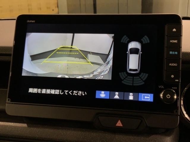 Ｎ－ＢＯＸカスタム ターボ　Ｈ　ＳＥＮＳＩＮＧ　新車保証　試乗車　ワンオ－ナ－　ナビＬＸＵ－２４２ＮＢｉ　ＴＶ　Ｒカメラ　ＣＤ録音　ＢＴオ－ディオ　ＤＶＤ　シ－トヒ－タ－　ＥＴＣ　ＬＥＤライト　両側電動ドア　ＶＳＡ　クルコン（7枚目）
