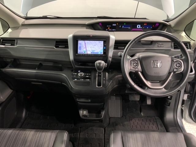 フリード Ｇ・ホンダセンシング　１年保証　ワンオーナー　ナビＶＸＭ－１７４ＶＦｉ　ＴＶ　Ｒカメラ　ＢＴオ－ディオ　ＤＶＤ　ＥＴＣ　ＬＥＤライト　ＶＳＡ　両側電動ドア　クルコン　アルミ　スマートキー　盗難防止装置　整備記録簿　ＡＡＣ（9枚目）