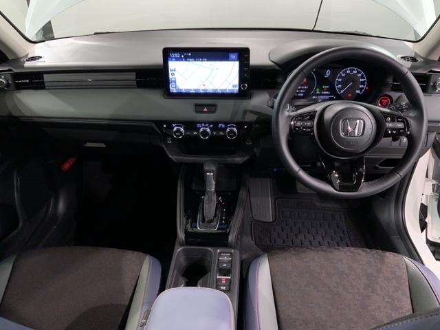 ヴェゼル ｅ：ＨＥＶＸ・ＨｕＮＴパッケージ　Ｈ　ＳＥＮＳＩＮＧ　新車保証　試乗車　ワンオーナー　ナビＬＸＭ－２４２ＺＦＮｉ　ＴＶ　Ｒカメラ　ＢＴオ－ディオ　ＥＴＣ　ＬＥＤライト　ＶＳＡ　シートヒーター　クルコン　アルミ　フォグ　スマートキー（9枚目）