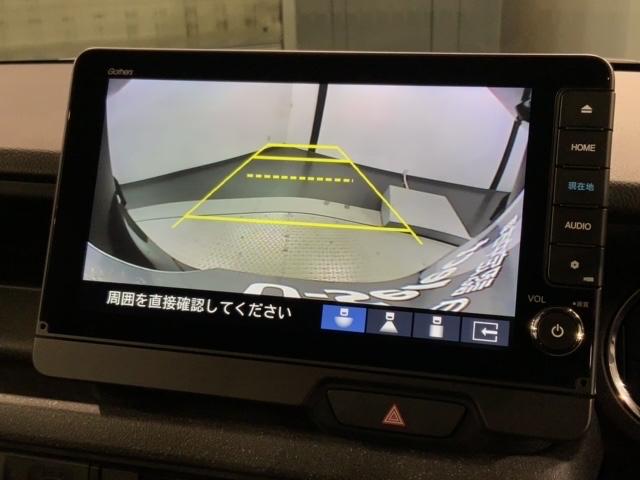 Ｎ－ＢＯＸカスタム ターボ　Ｈ　ＳＥＮＳＩＮＧ　新車保証　試乗車　ワンオ－ナ－　ナビＬＸＵ－２４２ＮＢｉ　ＴＶ　Ｒカメラ　ＣＤ録音　ＢＴオ－ディオ　ＤＶＤ　シ－トヒ－タ－　ＥＴＣ　ＬＥＤライト　両側電動ドア　横滑り防止　クルコン（7枚目）