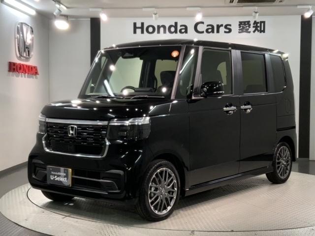 Ｎ－ＢＯＸカスタム ターボ　Ｈ　ＳＥＮＳＩＮＧ　新車保証　試乗車　ワンオ－ナ－　ナビＬＸＵ－２４２ＮＢｉ　ＴＶ　Ｒカメラ　ＣＤ録音　ＢＴオ－ディオ　ＤＶＤ　シ－トヒ－タ－　ＥＴＣ　ＬＥＤライト　両側電動ドア　横滑り防止　クルコン（46枚目）