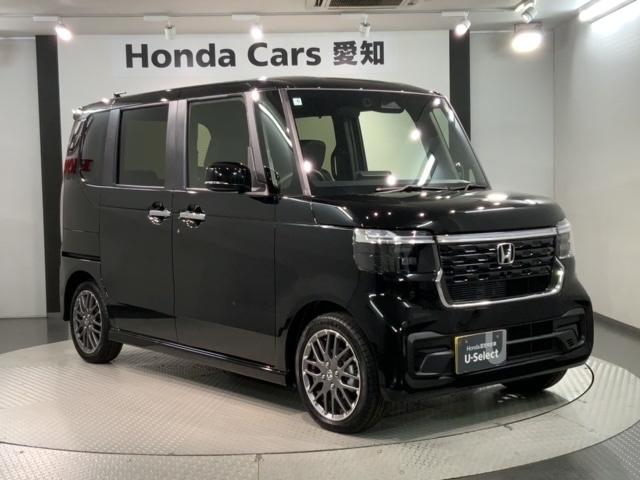 Ｎ－ＢＯＸカスタム ターボ　Ｈ　ＳＥＮＳＩＮＧ　新車保証　試乗車　ワンオ－ナ－　ナビＬＸＵ－２４２ＮＢｉ　ＴＶ　Ｒカメラ　ＣＤ録音　ＢＴオ－ディオ　ＤＶＤ　シ－トヒ－タ－　ＥＴＣ　ＬＥＤライト　両側電動ドア　横滑り防止　クルコン（52枚目）
