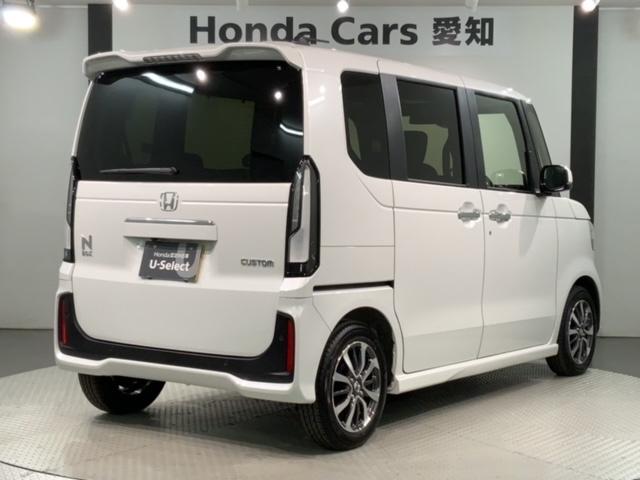 Ｎ－ＢＯＸカスタム ベースグレード　Ｈ　ＳＥＮＳＩＮＧ　新車保証　試乗車　ワンオーナー　ナビＬＸＵ－２４２ＮＢｉ　ＴＶ　Ｒカメラ　マルチビュー　ＣＤ録音　ＢＴオ－ディオ　ＤＶＤ　シートヒーター　ＥＴＣ　ＬＥＤライト　ＶＳＡ　両側電動ドア（50枚目）