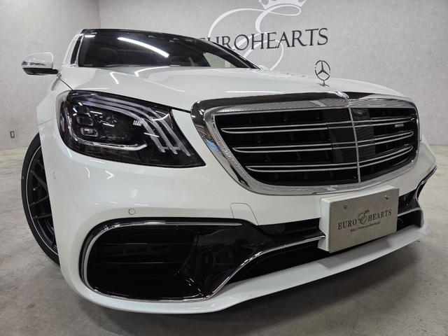 Ｓクラス Ｓ５５０ロングＡＭＧライン　ショーファーＰＫＧ　新品後期Ｓ６３仕様エアロ＆グリル＆２０インチＡＷ＆後期仕様ヘッドライト＆後期仕様テールランプ＆トランクスポイラ　３６０カメラ　黒革　パノラマルーフ　新品ロワリングキット　新品タイヤ（33枚目）