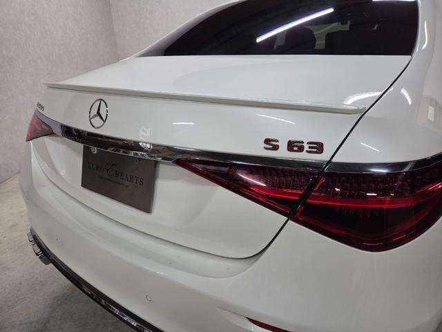 Sクラス S580 4マチックロング リアエンタテイメント 新品S63E仕様エアロ 新品S63仕様21AW レザーエクスクルーシブ ARヘッドアップ 3Dコックピット 新品トランクスポイラ 新品ロワリングキット  ブルメスター(17枚目)