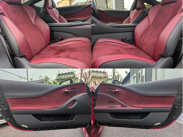 ＬＣ ＬＣ５００ｈ　ＨＵＤ　純正２１インチＡＷブラックペイント　新品タイヤ　レクサスセーフティーセンスプラス　レーダークルーズコントロール　レーンキーピングアシスト　ＢＳＭ　ＣＦＲＰルーフ　各所ブラックペイントカスタム（12枚目）
