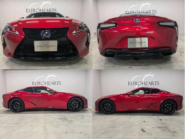 ＬＣ ＬＣ５００ｈ　ＨＵＤ　純正２１インチＡＷブラックペイント　新品タイヤ　レクサスセーフティーセンスプラス　レーダークルーズコントロール　レーンキーピングアシスト　ＢＳＭ　ＣＦＲＰルーフ　各所ブラックペイントカスタム（18枚目）