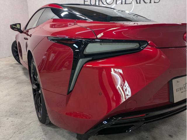 ＬＣ ＬＣ５００ｈ　ＨＵＤ　純正２１インチＡＷブラックペイント　新品タイヤ　レクサスセーフティーセンスプラス　レーダークルーズコントロール　レーンキーピングアシスト　ＢＳＭ　ＣＦＲＰルーフ　各所ブラックペイントカスタム（42枚目）