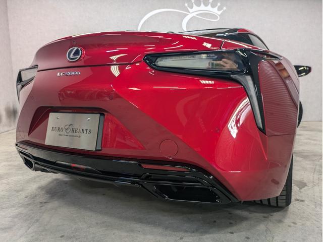 ＬＣ ＬＣ５００ｈ　ＨＵＤ　純正２１インチＡＷブラックペイント　新品タイヤ　レクサスセーフティーセンスプラス　レーダークルーズコントロール　レーンキーピングアシスト　ＢＳＭ　ＣＦＲＰルーフ　各所ブラックペイントカスタム（44枚目）