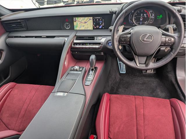 ＬＣ ＬＣ５００ｈ　ＨＵＤ　純正２１インチＡＷブラックペイント　新品タイヤ　レクサスセーフティーセンスプラス　レーダークルーズコントロール　レーンキーピングアシスト　ＢＳＭ　ＣＦＲＰルーフ　各所ブラックペイントカスタム（71枚目）