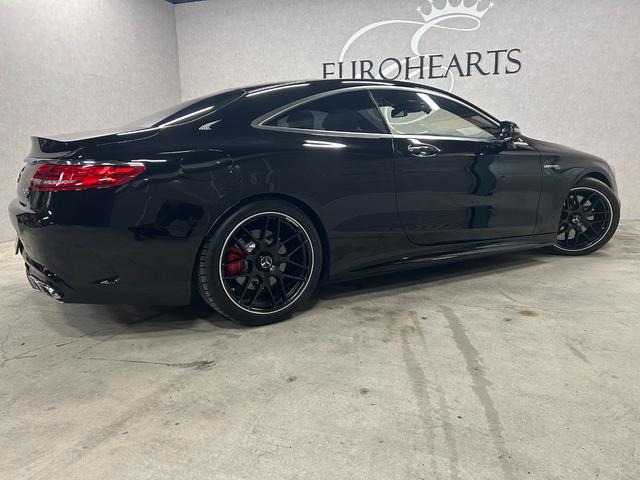 Ｓクラス Ｓ５５０　４マチック　クーペ　エディション　１　左ハンドル　１８８台限定車　スワロクリスタルＰＫＧ　ナイトビューアシスト　デジーノインテリア　白革エアシート　後期Ｓ６３仕様エアロ＆グリル＆２０インチＡＷ＆レッドキャリパ　３６０°カメラ　全塗装済黒（2枚目）