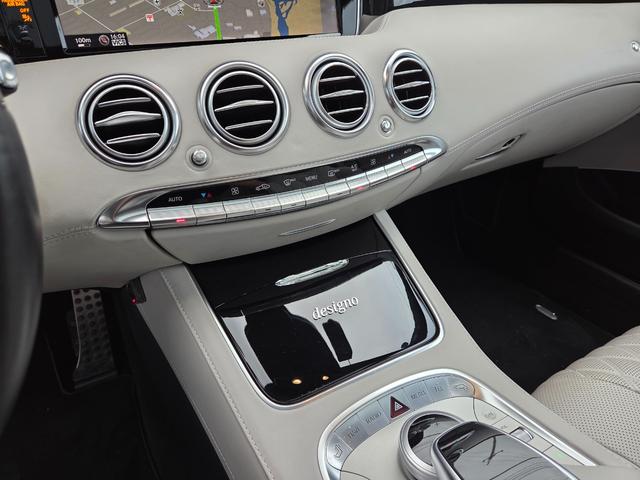 Ｓクラス Ｓ５５０　４マチック　クーペ　エディション　１　左ハンドル　１８８台限定車　スワロクリスタルＰＫＧ　ナイトビューアシスト　デジーノインテリア　白革エアシート　後期Ｓ６３仕様エアロ＆グリル＆２０インチＡＷ＆レッドキャリパ　３６０°カメラ　全塗装済黒（9枚目）