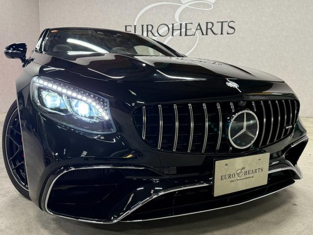 Ｓクラス Ｓ５５０　４マチック　クーペ　エディション　１　左ハンドル　１８８台限定車　スワロクリスタルＰＫＧ　ナイトビューアシスト　デジーノインテリア　白革エアシート　後期Ｓ６３仕様エアロ＆グリル＆２０インチＡＷ＆レッドキャリパ　３６０°カメラ　全塗装済黒（18枚目）
