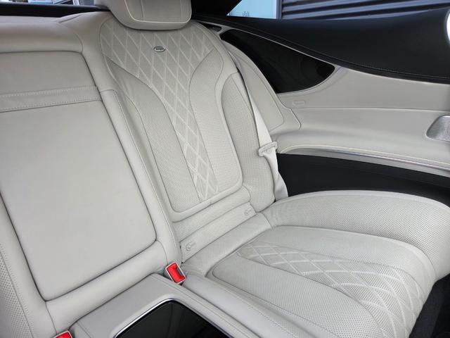 Ｓクラス Ｓ５５０　４マチック　クーペ　エディション　１　左ハンドル　１８８台限定車　スワロクリスタルＰＫＧ　ナイトビューアシスト　デジーノインテリア　白革エアシート　後期Ｓ６３仕様エアロ＆グリル＆２０インチＡＷ＆レッドキャリパ　３６０°カメラ　全塗装済黒（55枚目）
