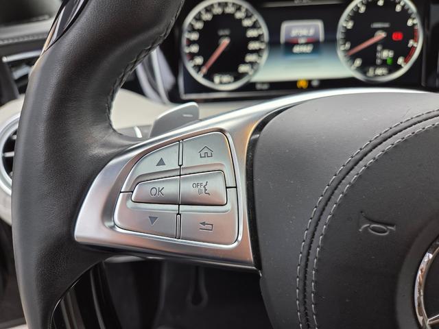 Ｓクラス Ｓ５５０　４マチック　クーペ　エディション　１　左ハンドル　１８８台限定車　スワロクリスタルＰＫＧ　ナイトビューアシスト　デジーノインテリア　白革エアシート　後期Ｓ６３仕様エアロ＆グリル＆２０インチＡＷ＆レッドキャリパ　３６０°カメラ　全塗装済黒（76枚目）