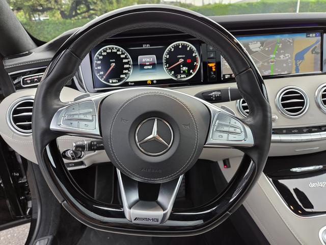 Ｓクラス Ｓ５５０　４マチック　クーペ　エディション　１　左ハンドル　１８８台限定車　スワロクリスタルＰＫＧ　ナイトビューアシスト　デジーノインテリア　白革エアシート　後期Ｓ６３仕様エアロ＆グリル＆２０インチＡＷ＆レッドキャリパ　３６０°カメラ　全塗装済黒（77枚目）