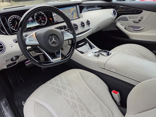 Ｓクラス Ｓ５５０　４マチック　クーペ　エディション　１　左ハンドル　１８８台限定車　スワロクリスタルＰＫＧ　ナイトビューアシスト　デジーノインテリア　白革エアシート　後期Ｓ６３仕様エアロ＆グリル＆２０インチＡＷ＆レッドキャリパ　３６０°カメラ　全塗装済黒（79枚目）